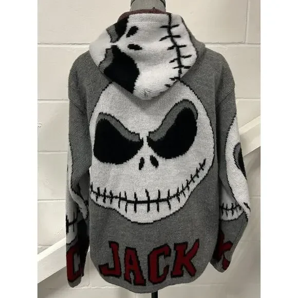 VTG Jack Skellington Nightmare Before Christmas Tejidos Ruminahui Wool Hoodie